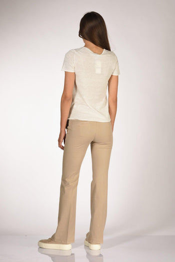 Tshirt Mm Bianco Naturale Donna - 5