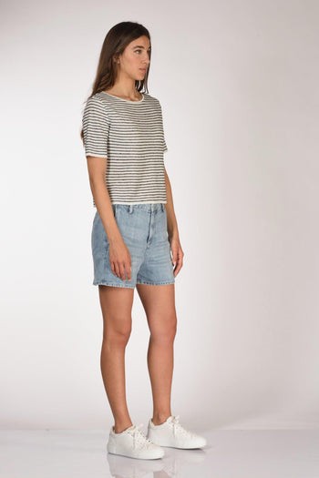 Maglia Rigata Nero/bianco Donna - 4