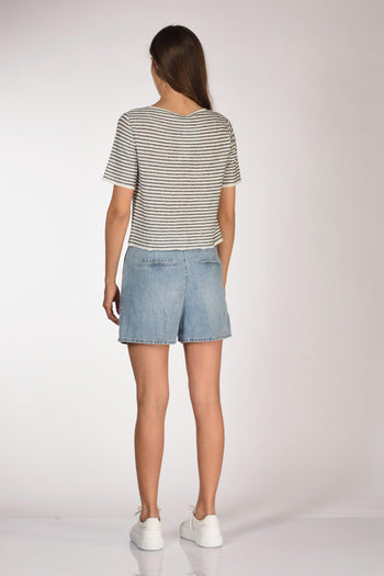 Maglia Rigata Nero/bianco Donna - 5