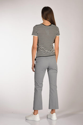Maglia Rigata Nero/bianco Donna - 5