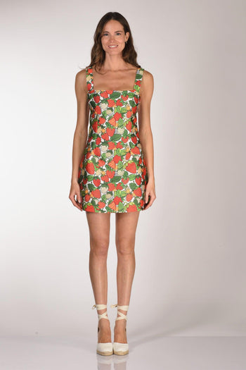 Abito Stampato Rosso/verde/bianco Donna - 2