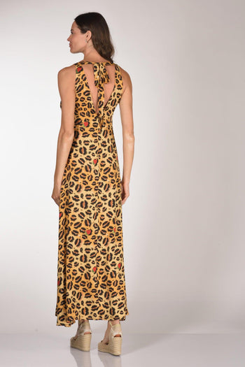 Abito Stampato Beige/marrone Donna - 5