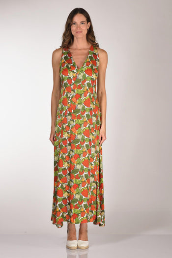 Abito Stampato Rosso/verde/bianco Donna - 2