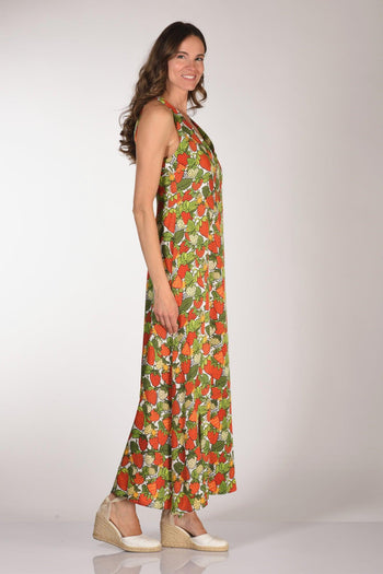 Abito Stampato Rosso/verde/bianco Donna - 4