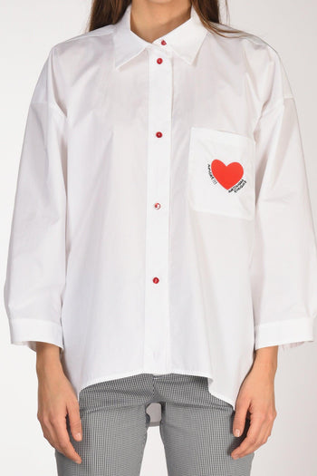 Camicia Over Bianco Donna - 3