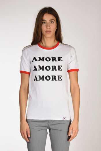 Tshirt Stampa Bianco/nero/rosso Donna - 2