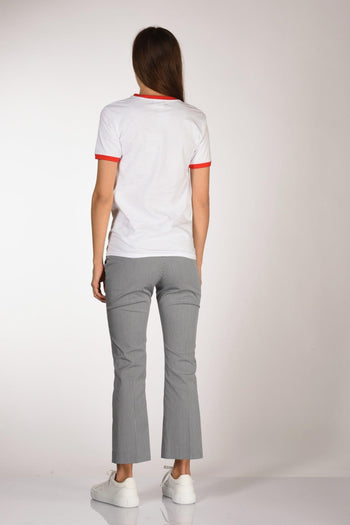Tshirt Stampa Bianco/nero/rosso Donna - 5