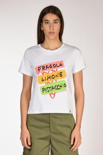 Tshirt Stampa Bianco/multicolor Donna - 2