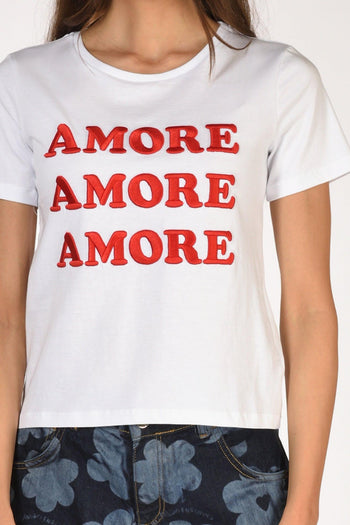 Tshirt Bianco/rosso Donna - 3