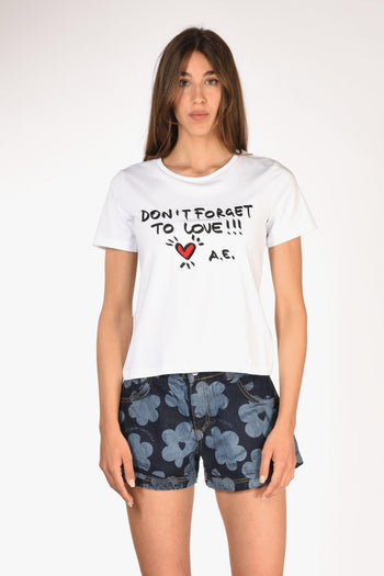 Tshirt Stampa Bianco/nero/rosso Donna - 2