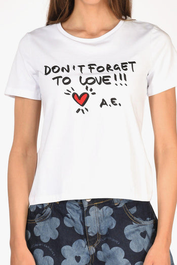 Tshirt Stampa Bianco/nero/rosso Donna - 3