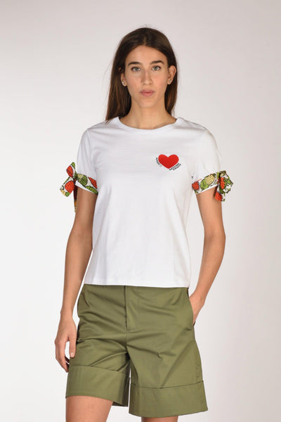 Tshirt Stampa Bianco/rosso Donna