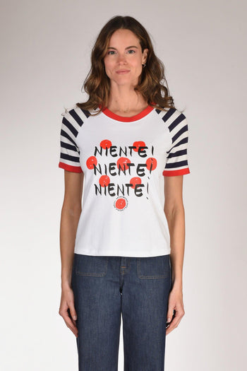 Tshirt Stampa Bianco/nero/rosso Donna - 2