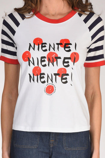 Tshirt Stampa Bianco/nero/rosso Donna - 3