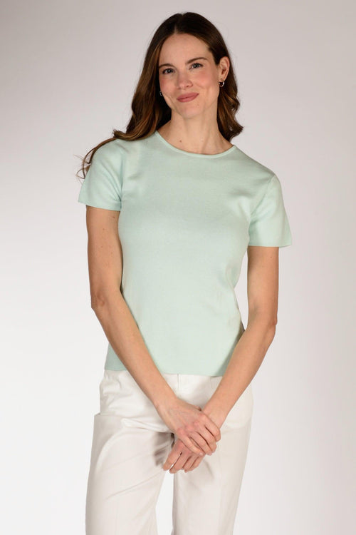 Tshirt Maglia Azzurro Donna