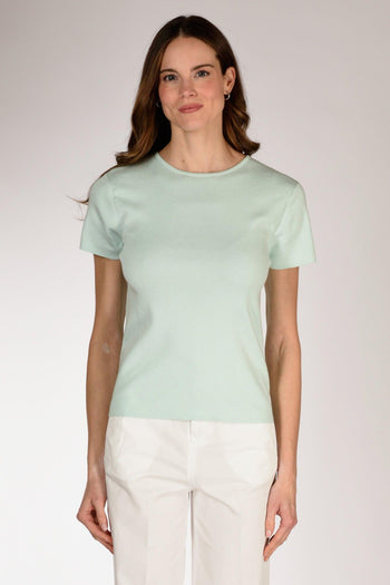 Tshirt Maglia Azzurro Donna - 2