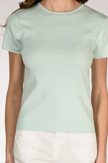 Tshirt Maglia Azzurro Donna - 3