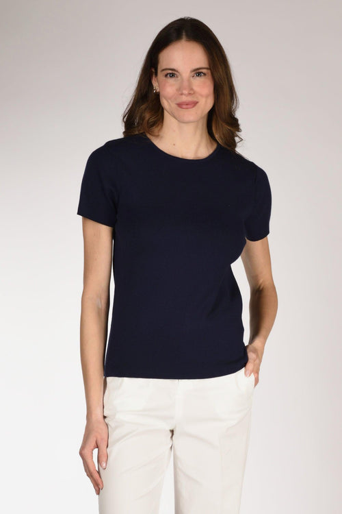 Tshirt Maglia Blu Donna