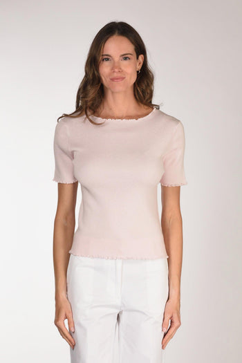 Tshirt Maglia Rosa Donna - 2