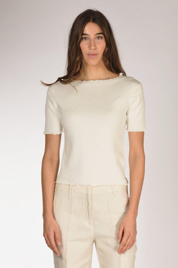 Tshirt Maglia Bianco Donna - 2