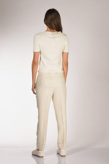 Tshirt Maglia Bianco Donna - 5