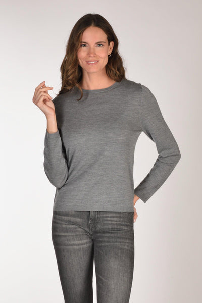 Maglia Girocollo Grigio Donna
