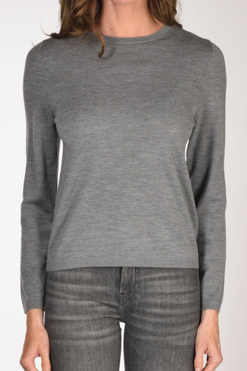 Maglia Girocollo Grigio Donna - 3