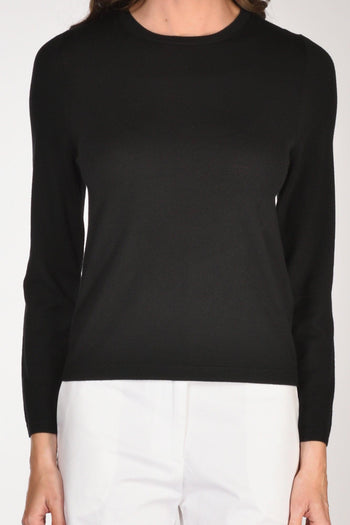 Maglia Girocollo Nero Donna - 3