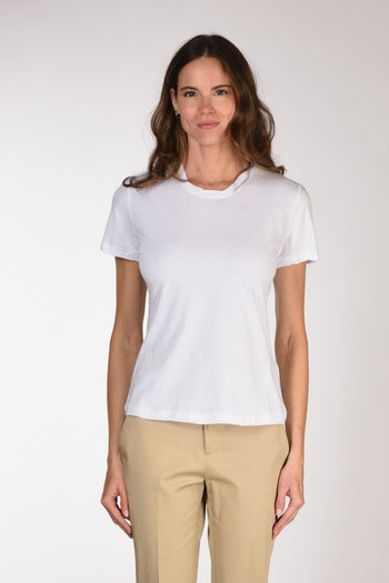 Tshirt Maglia Bianco Donna - 2