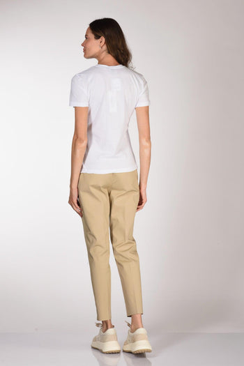 Tshirt Maglia Bianco Donna - 5