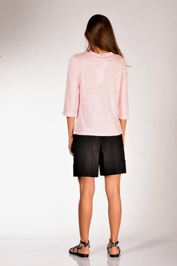 Tshirt M. 3/4 Rosa Donna - 5