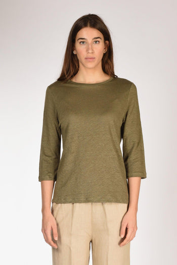 Tshirt M. 3/4 Verde Donna - 2