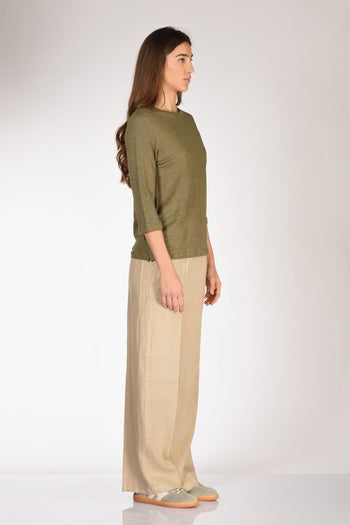 Tshirt M. 3/4 Verde Donna - 4