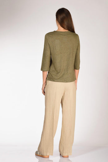 Tshirt M. 3/4 Verde Donna - 5