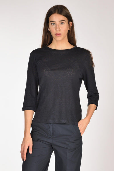 Tshirt M. 3/4 Blu Donna