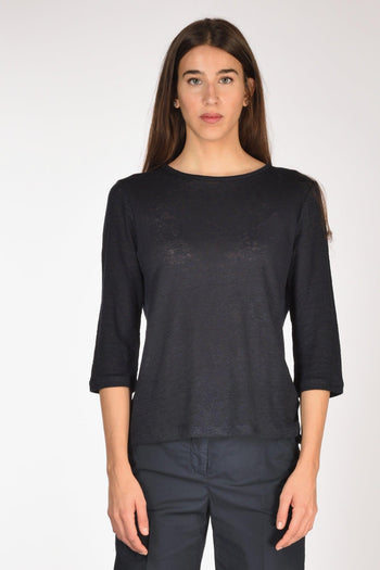 Tshirt M. 3/4 Blu Donna - 2
