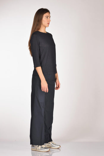 Tshirt M. 3/4 Blu Donna - 4