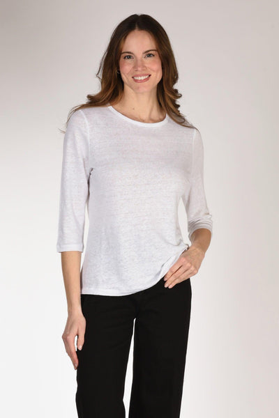 Tshirt M. 3/4 Bianco Donna