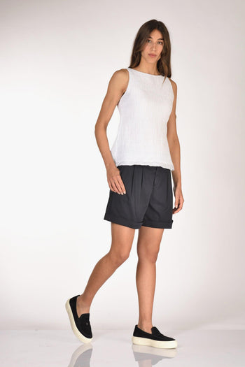 Bermuda Isabelle Blu Navy Donna - 2
