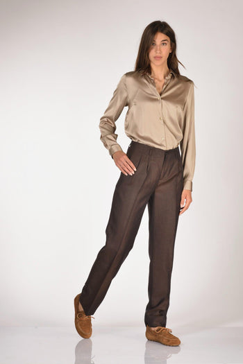 Pantalone Villeneu Marrone Donna - 2