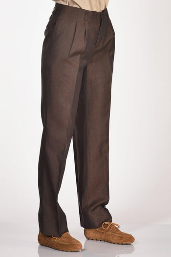 Pantalone Villeneu Marrone Donna - 4