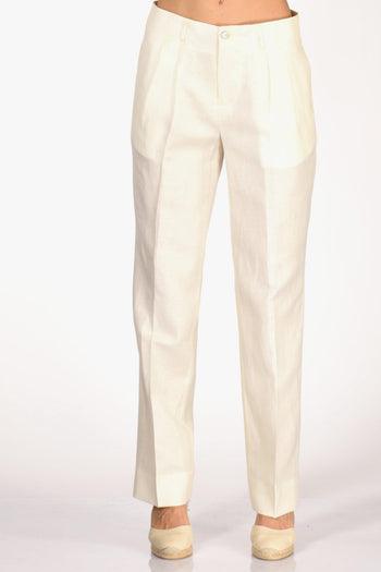 Pantalone Villeneu Bianco Donna - 3