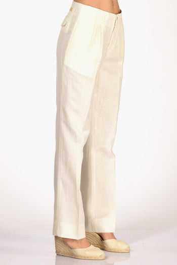 Pantalone Villeneu Bianco Donna - 4
