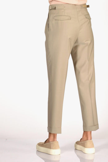 Pantalone Quartier Beige Donna - 5