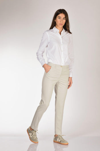 Pantalone Isoldeg Grigio Tortora Donna - 2