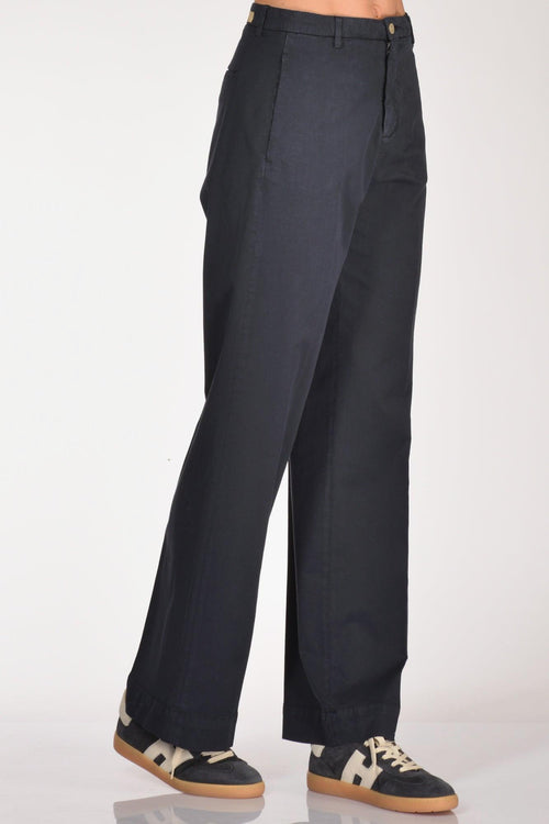 Pantalone Lutetia Blu Navy Donna