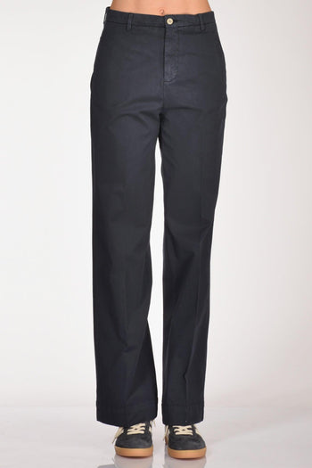Pantalone Lutetia Blu Navy Donna - 3