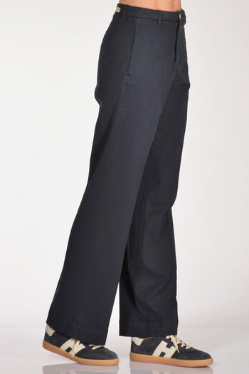 Pantalone Lutetia Blu Navy Donna - 4