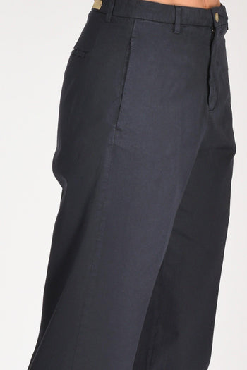 Pantalone Lutetia Blu Navy Donna - 5