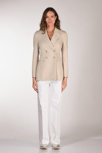 Giacca Impuntura Beige Donna - 3